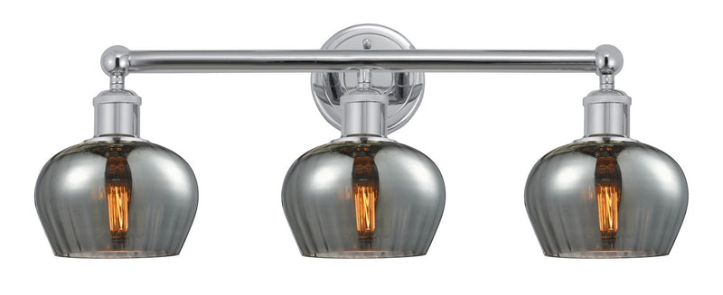 Innovations 616-3W-PC-G93 Three Light Bath Vanity, Polished Chrome