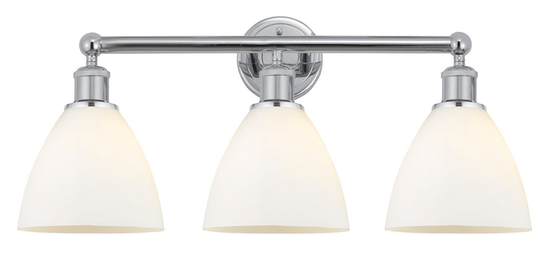 Innovations 616-3W-PC-GBD-751 Three Light Bath Vanity, Polished Chrome