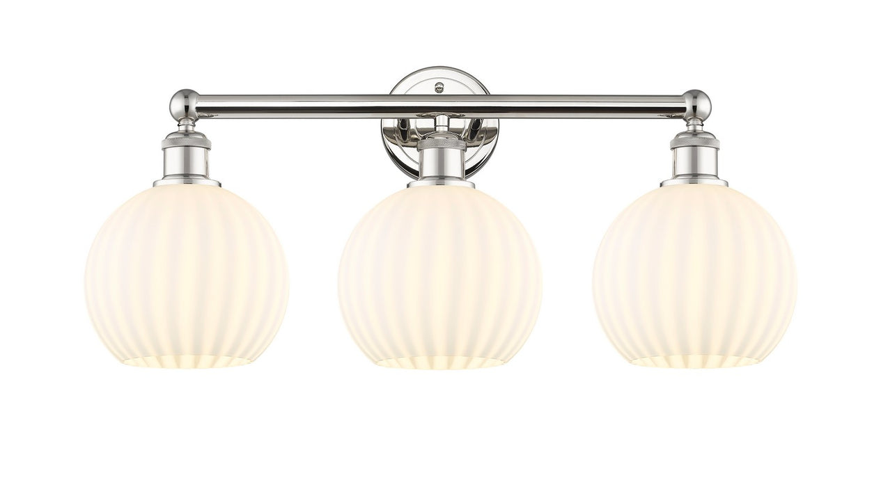Innovations 616-3W-PN-G1217-8WV LED Bath Vanity, Polished Nickel