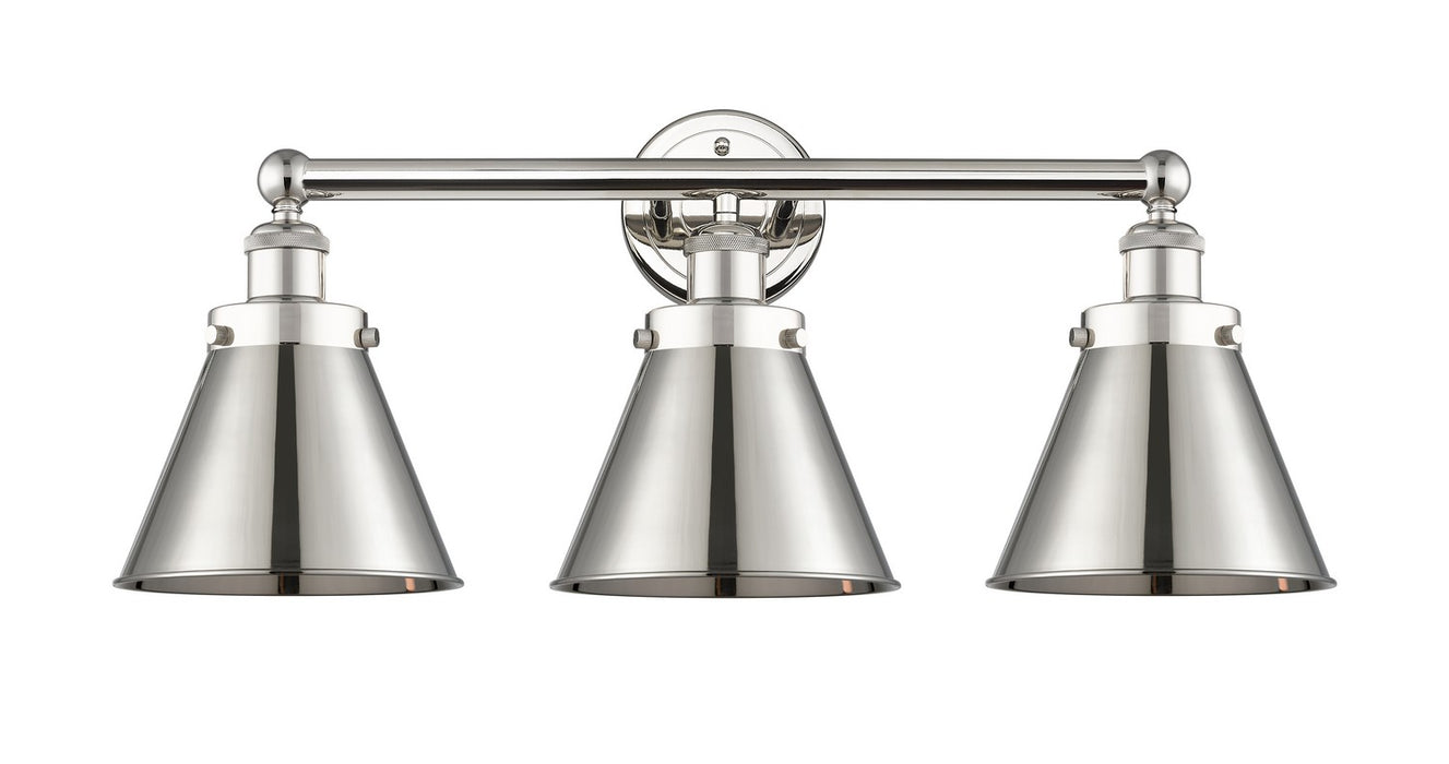 Innovations 616-3W-PN-M13-PN Three Light Bath Vanity, Polished Nickel