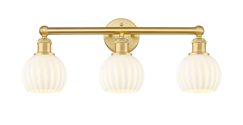 Innovations 616-3W-SG-G1217-6WV LED Bath Vanity, Satin Gold