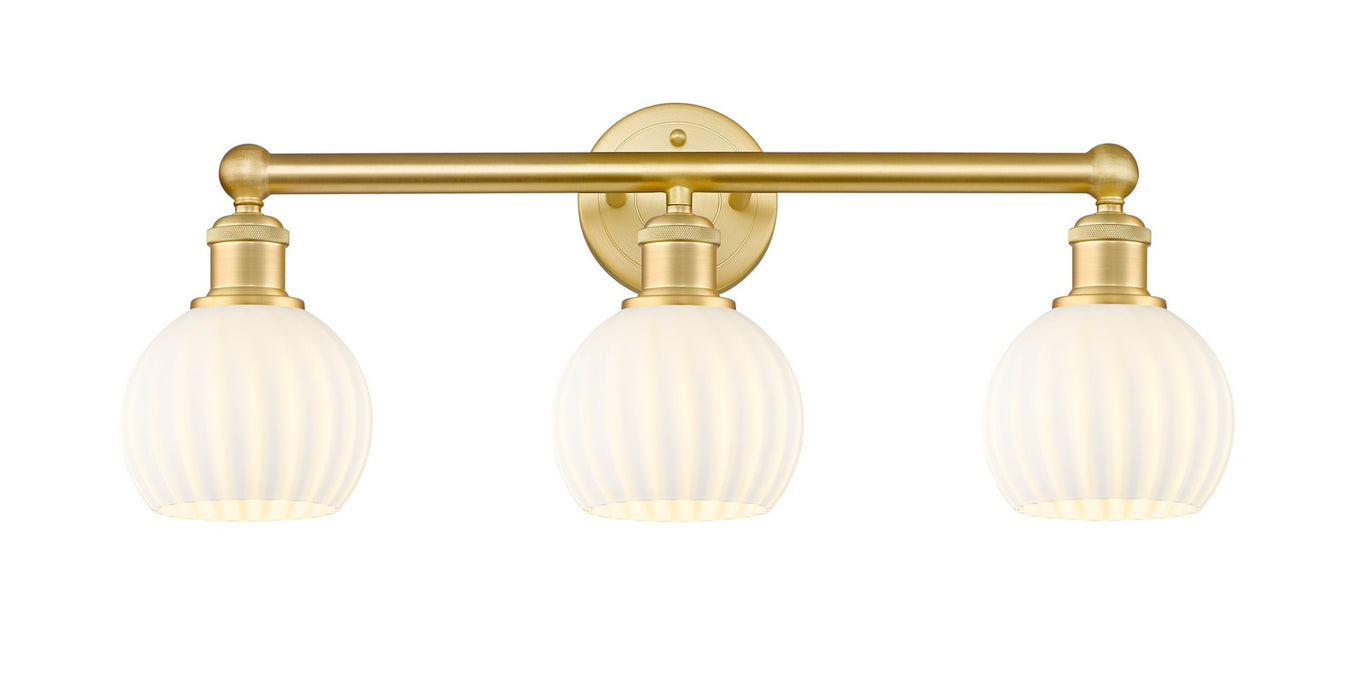 Innovations 616-3W-SG-G1217-6WV LED Bath Vanity, Satin Gold