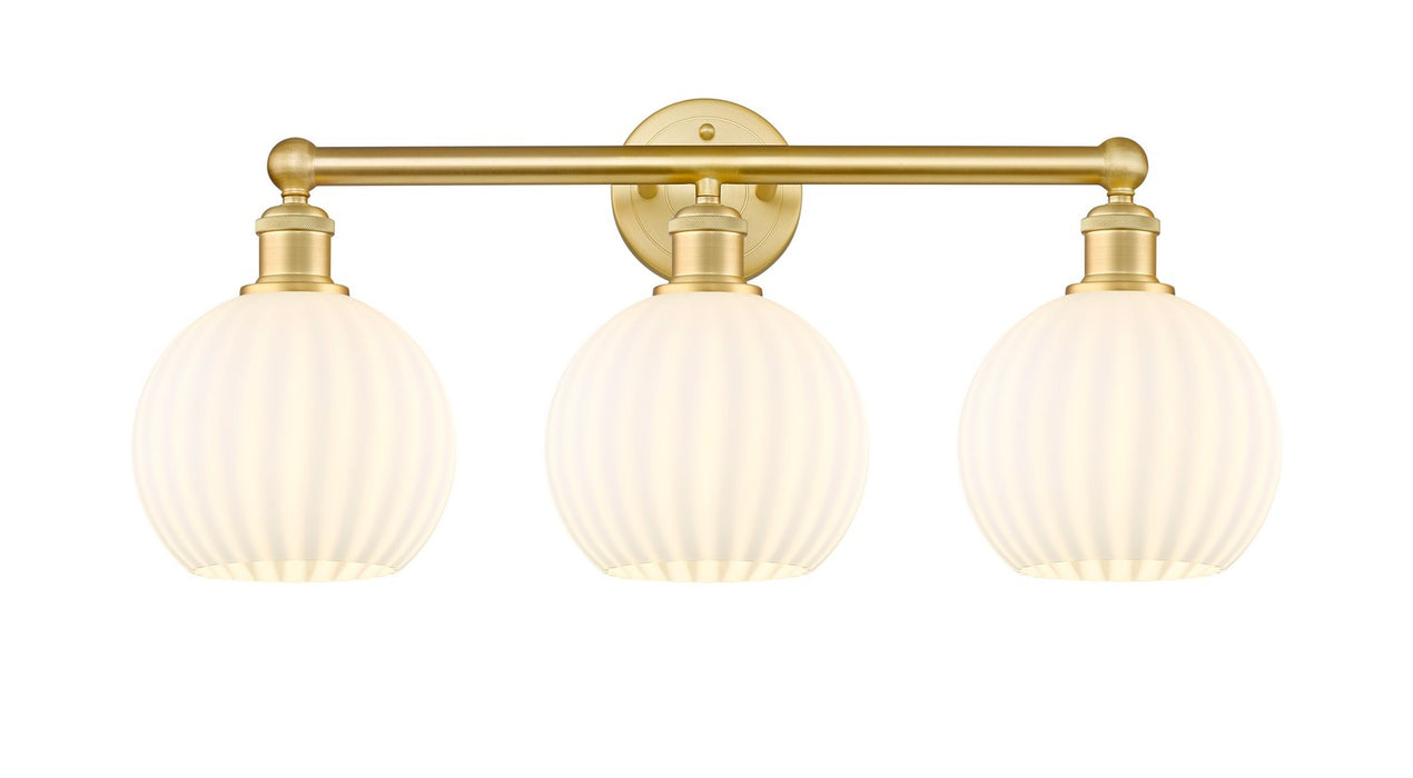 Innovations 616-3W-SG-G1217-8WV LED Bath Vanity, Satin Gold