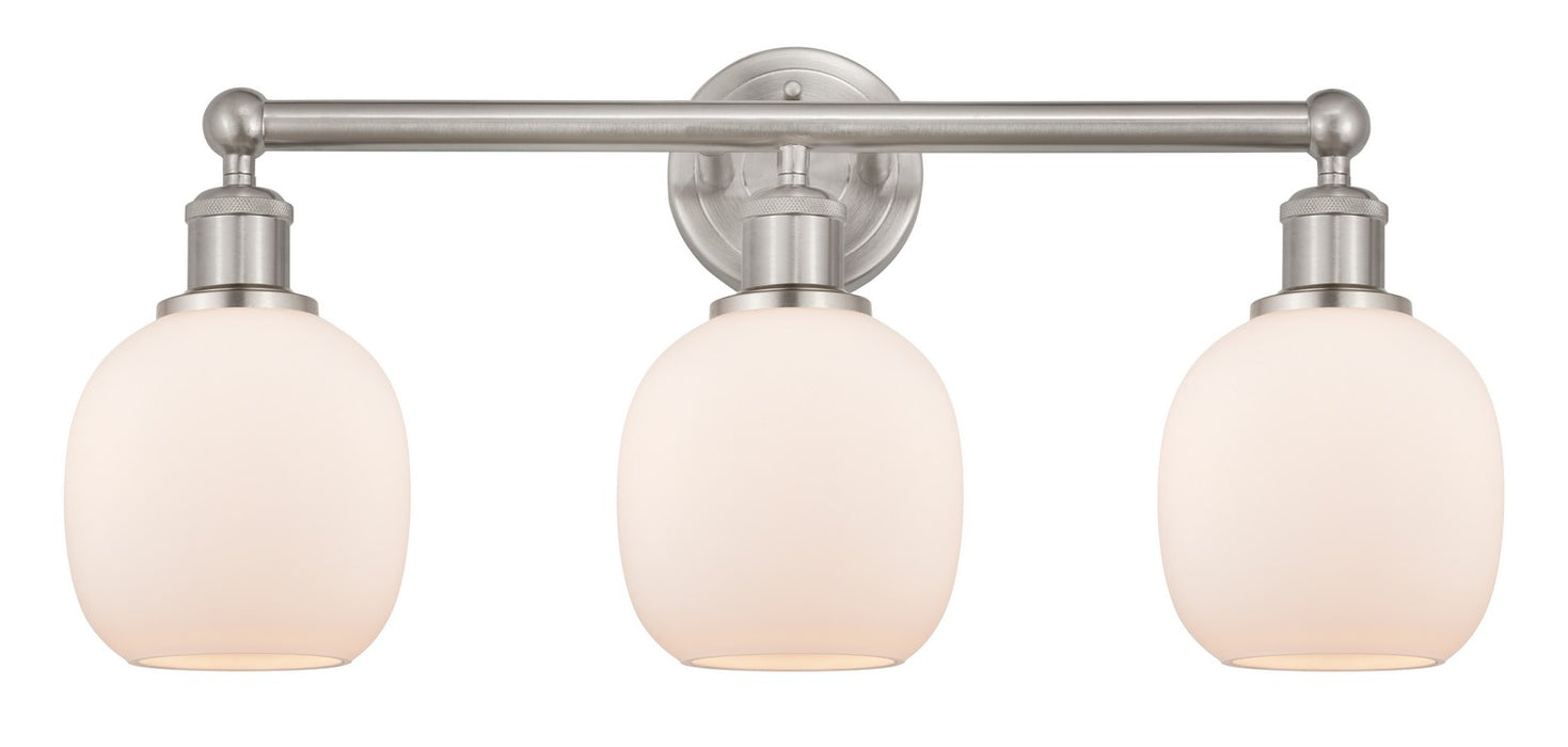 Innovations 616-3W-SN-G101 Three Light Bath Vanity, Brushed Satin Nickel