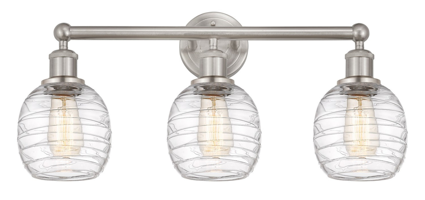 Innovations 616-3W-SN-G1013 Three Light Bath Vanity, Brushed Satin Nickel