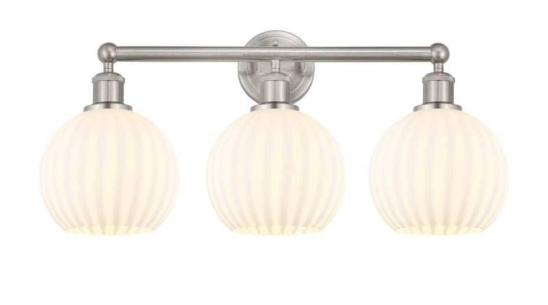 Innovations 616-3W-SN-G1217-8WV LED Bath Vanity, Satin Nickel