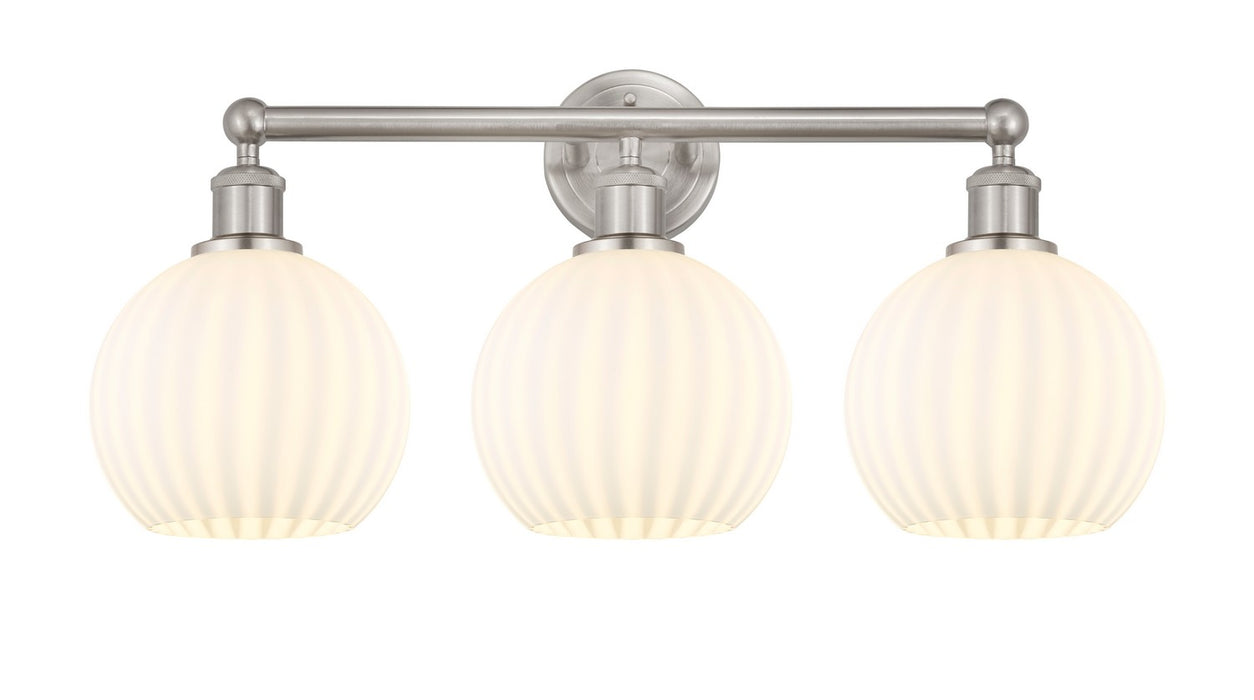 Innovations 616-3W-SN-G1217-8WV LED Bath Vanity, Satin Nickel