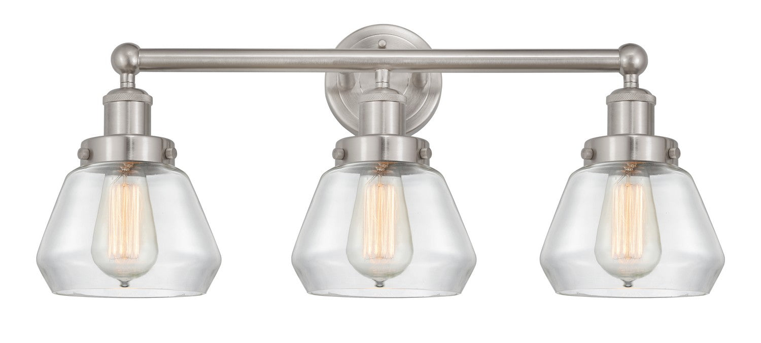 Innovations 616-3W-SN-G172 Three Light Bath Vanity, Brushed Satin Nickel