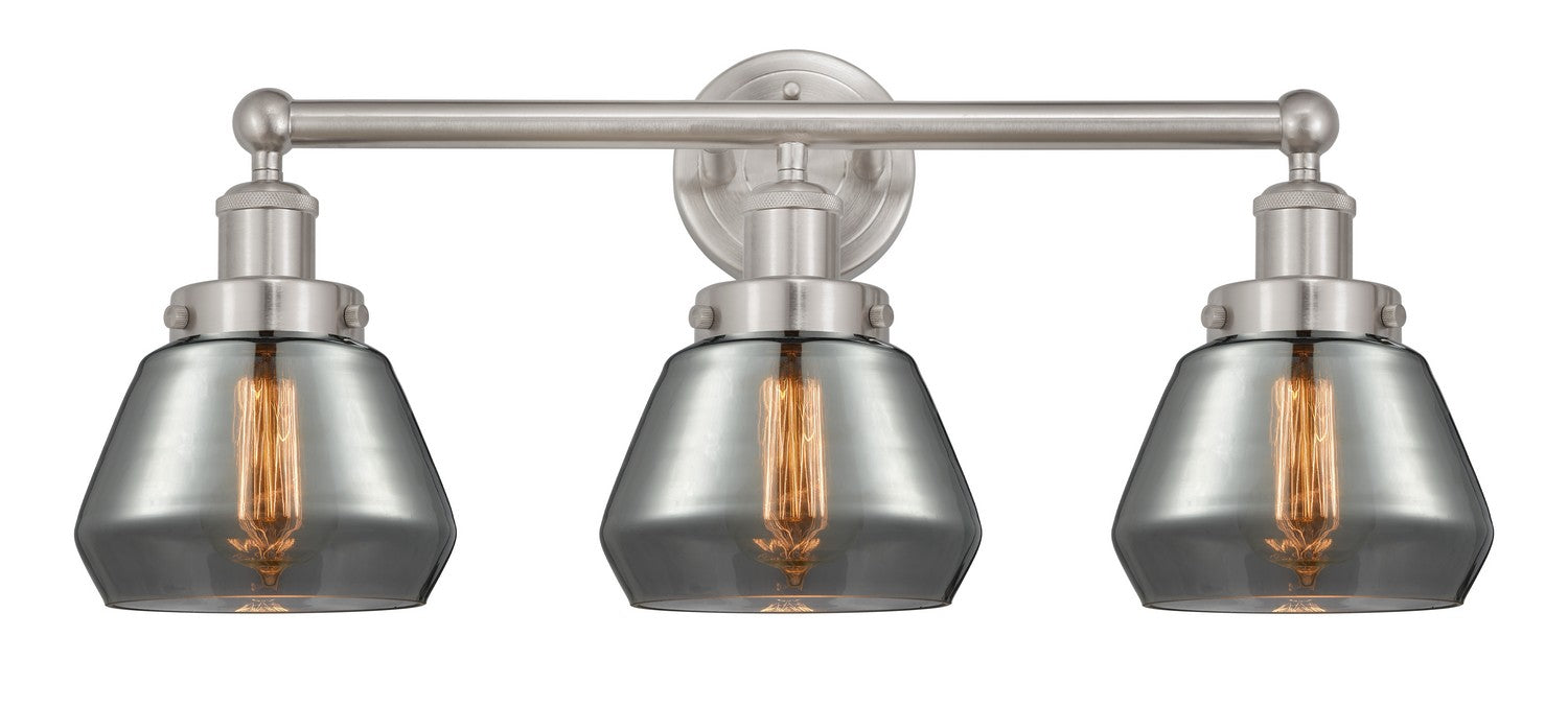 Innovations 616-3W-SN-G173 Three Light Bath Vanity, Brushed Satin Nickel