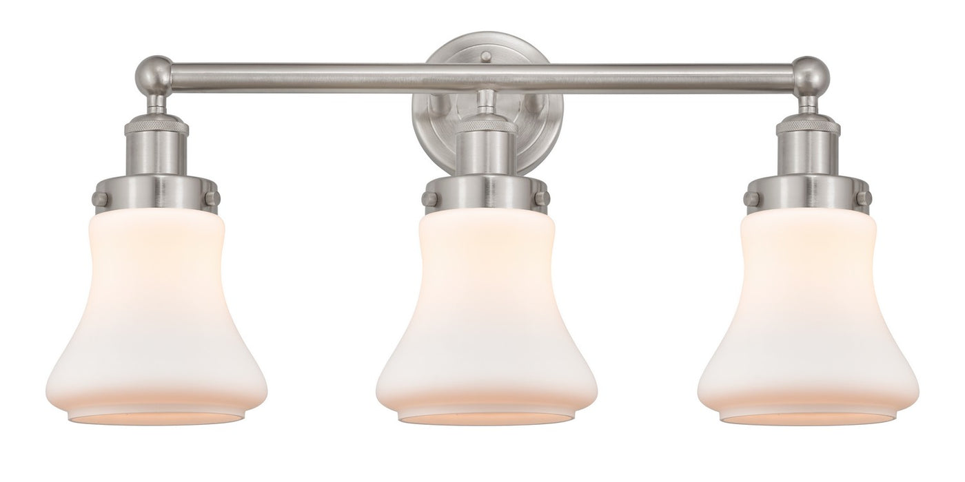 Innovations 616-3W-SN-G191 Three Light Bath Vanity, Brushed Satin Nickel