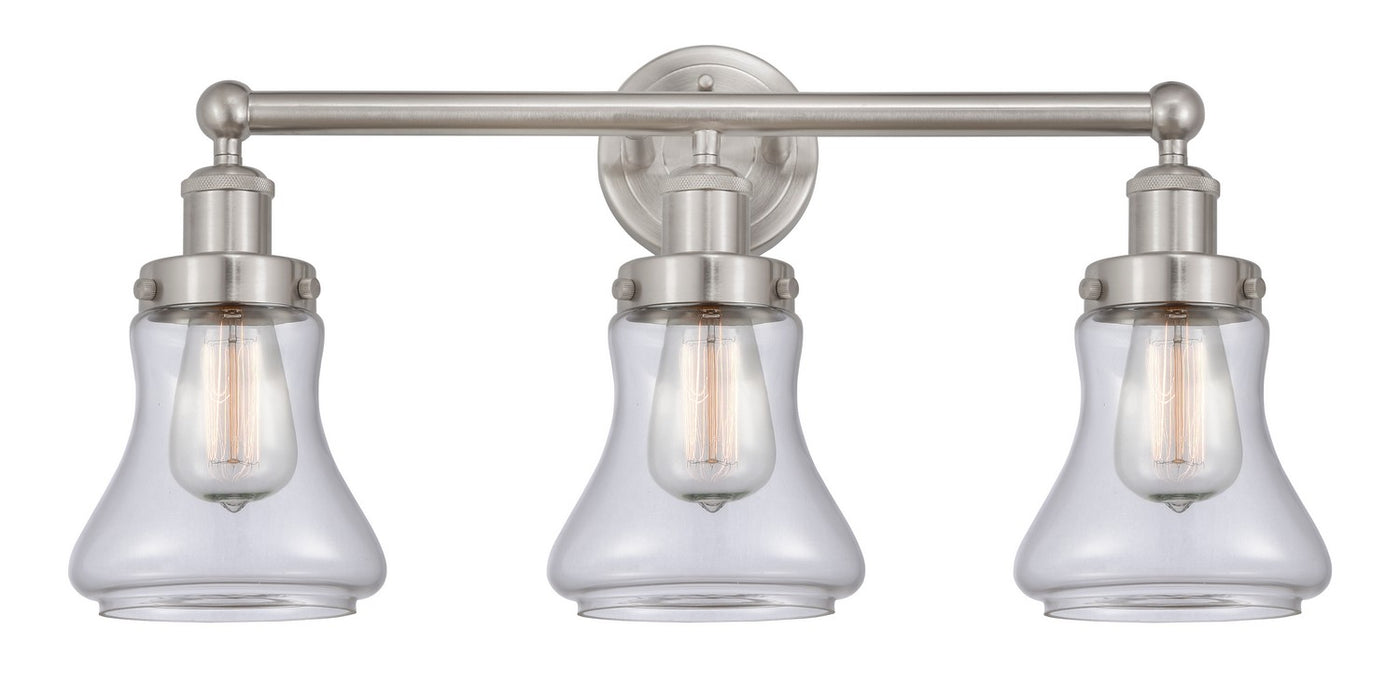 Innovations 616-3W-SN-G192 Three Light Bath Vanity, Brushed Satin Nickel