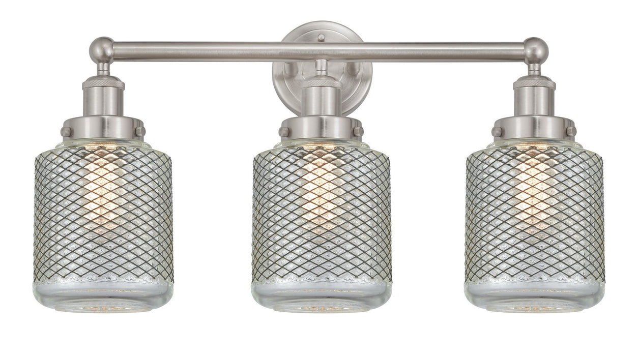 Innovations 616-3W-SN-G262 Three Light Bath Vanity, Brushed Satin Nickel