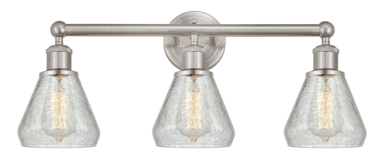 Innovations 616-3W-SN-G275 Three Light Bath Vanity, Brushed Satin Nickel