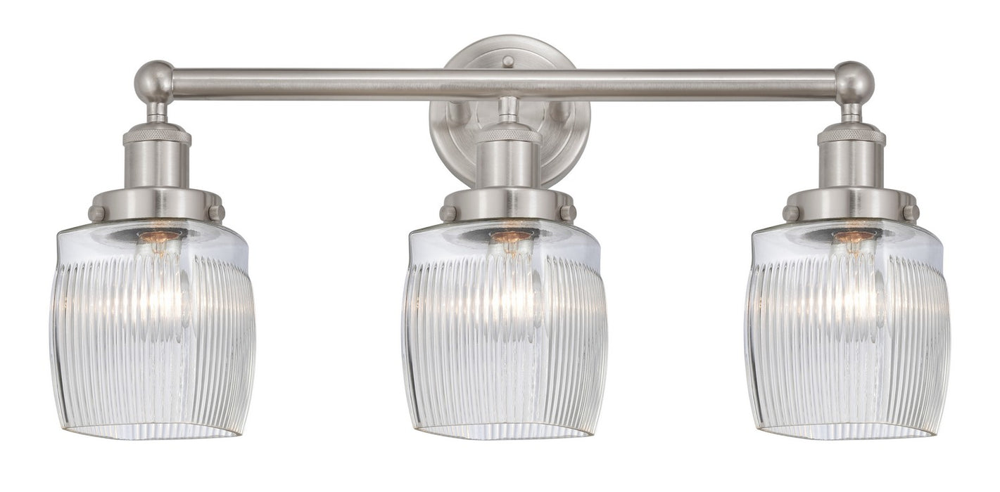 Innovations 616-3W-SN-G302 Three Light Bath Vanity, Brushed Satin Nickel
