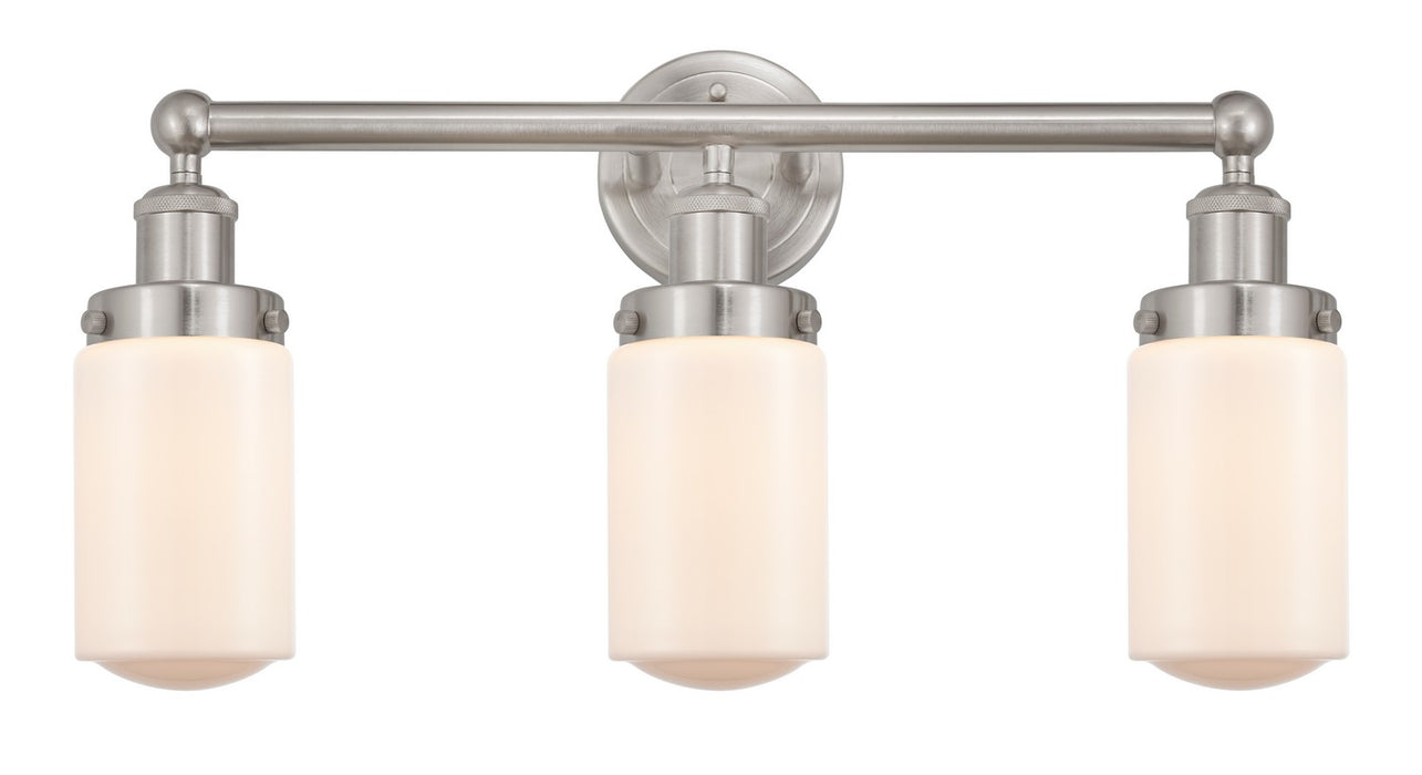 Innovations 616-3W-SN-G311 Three Light Bath Vanity, Brushed Satin Nickel