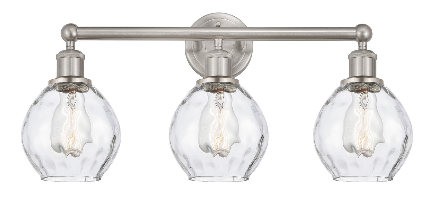 Innovations 616-3W-SN-G362 Three Light Bath Vanity, Brushed Satin Nickel