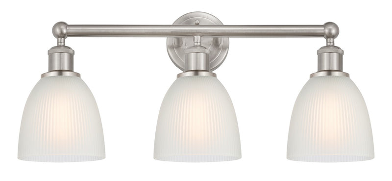 Innovations 616-3W-SN-G381 Three Light Bath Vanity, Brushed Satin Nickel