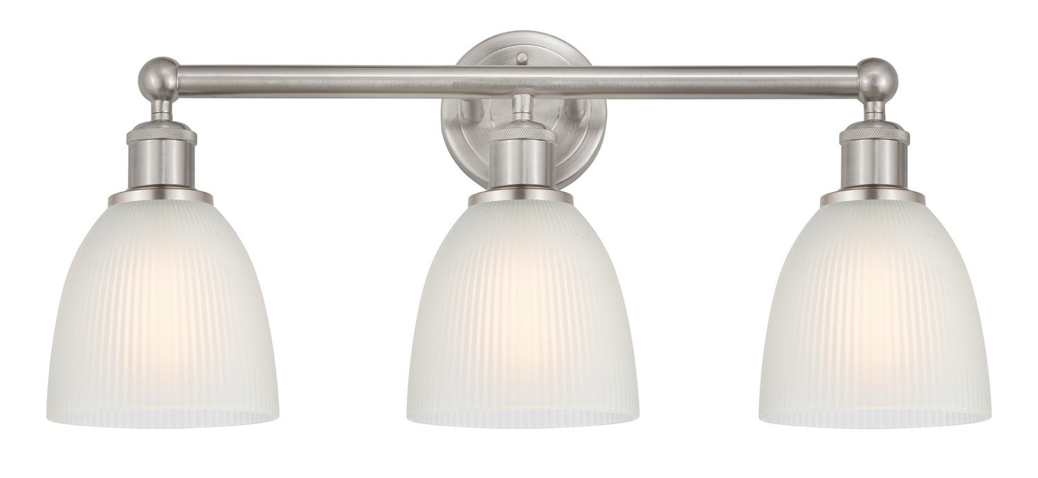 Innovations 616-3W-SN-G381 Three Light Bath Vanity, Brushed Satin Nickel