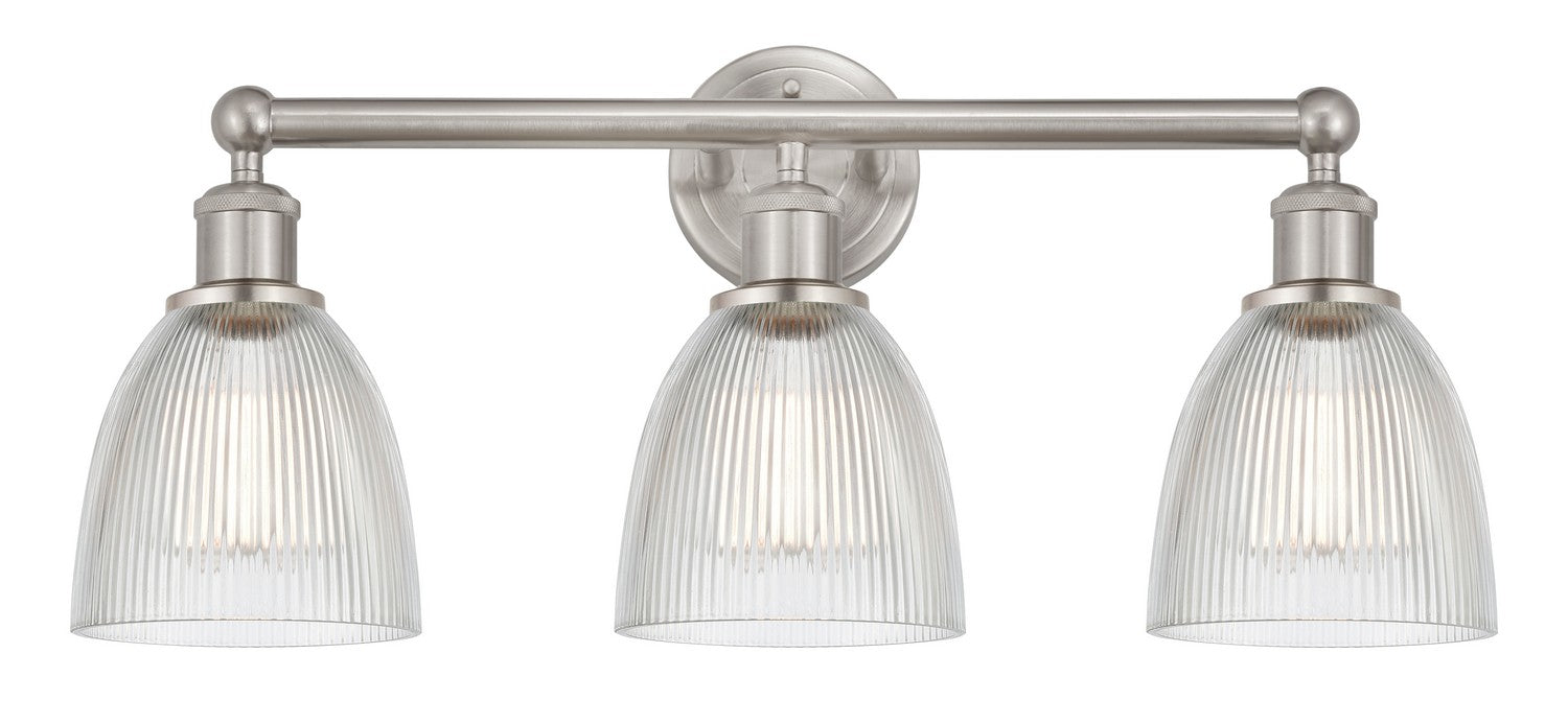 Innovations 616-3W-SN-G382 Three Light Bath Vanity, Brushed Satin Nickel