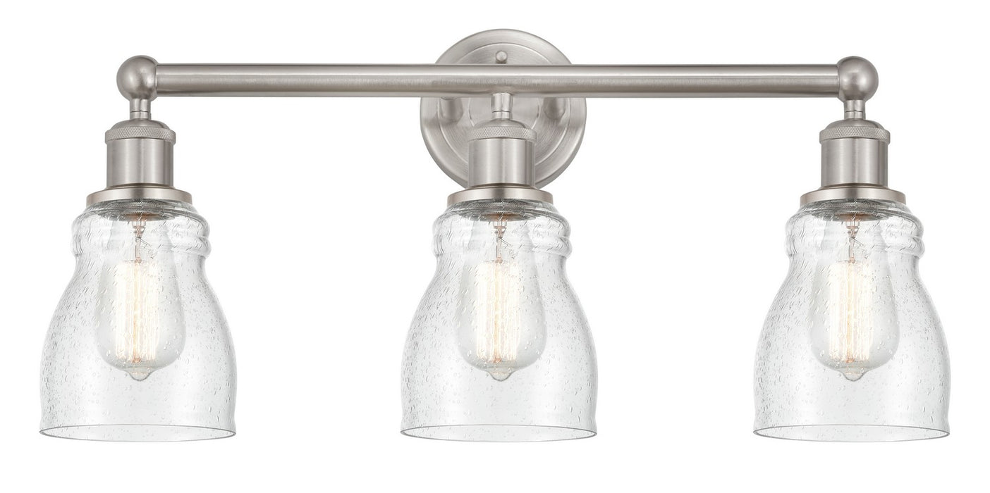 Innovations 616-3W-SN-G394 Three Light Bath Vanity, Brushed Satin Nickel