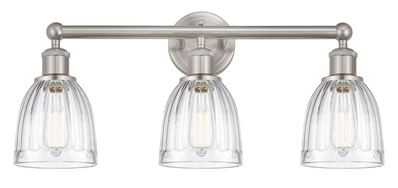Innovations 616-3W-SN-G442 Three Light Bath Vanity, Brushed Satin Nickel