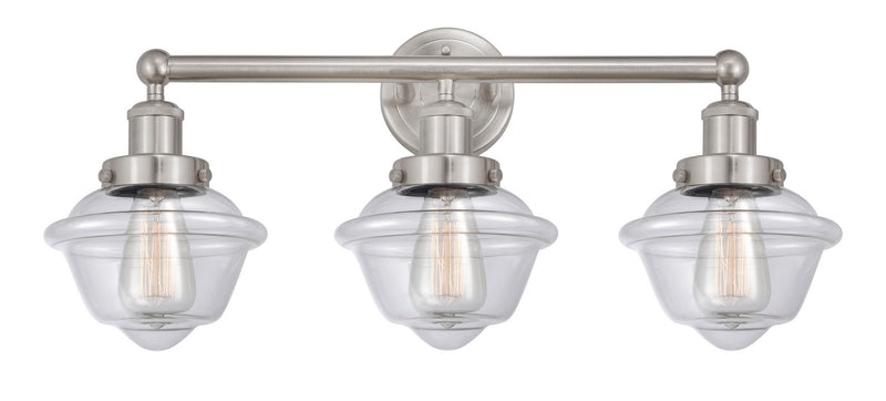 Innovations 616-3W-SN-G532 Three Light Bath Vanity, Brushed Satin Nickel