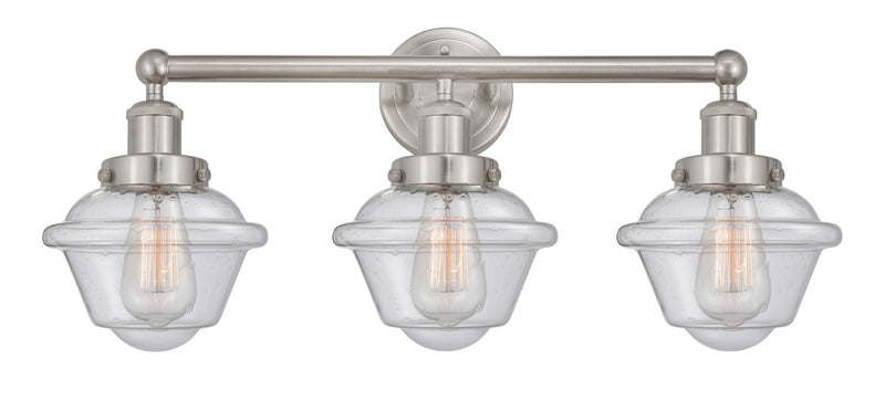 Innovations 616-3W-SN-G534 Three Light Bath Vanity, Brushed Satin Nickel
