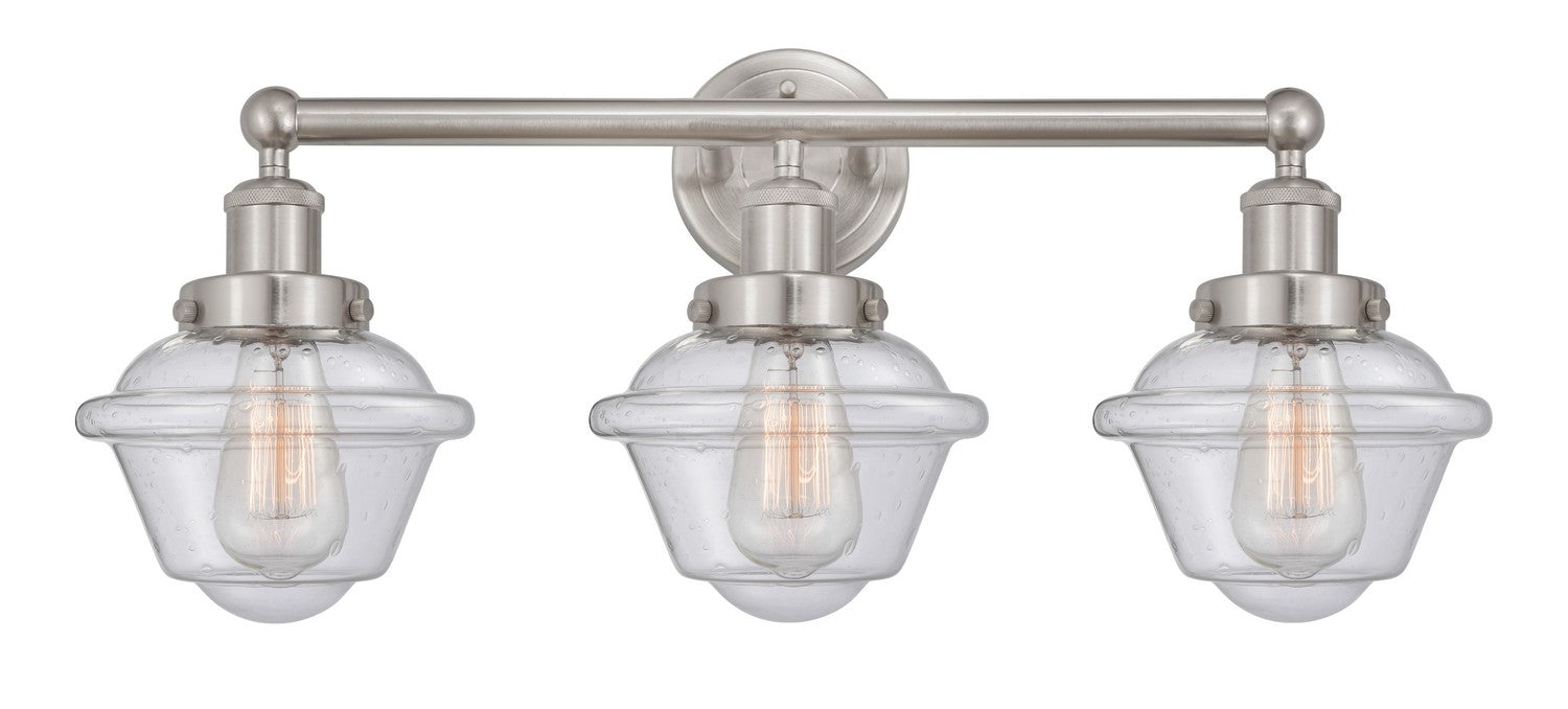 Innovations 616-3W-SN-G534 Three Light Bath Vanity, Brushed Satin Nickel
