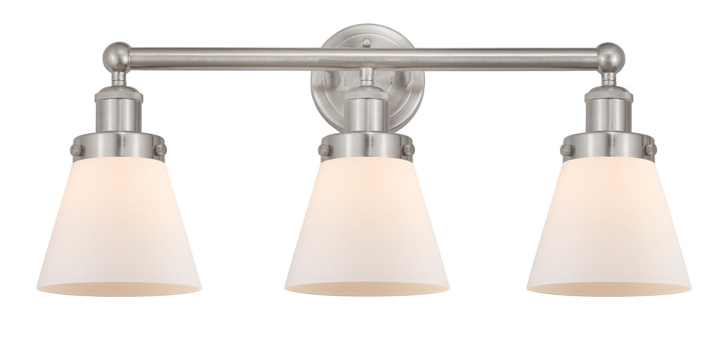 Innovations 616-3W-SN-G61 Three Light Bath Vanity, Brushed Satin Nickel
