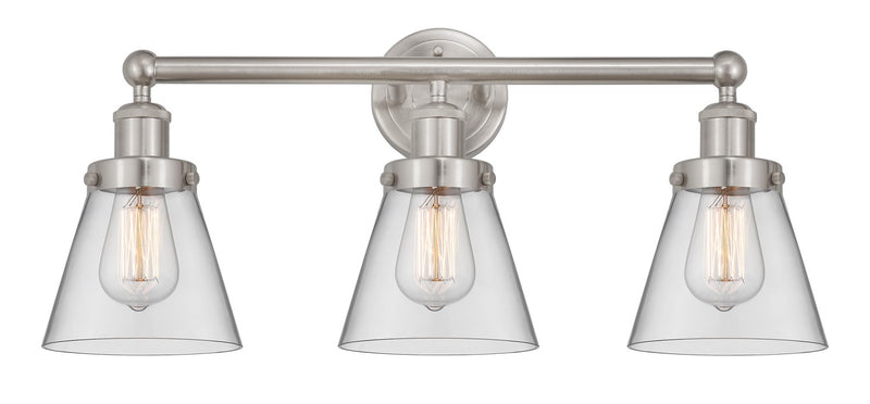 Innovations 616-3W-SN-G62 Three Light Bath Vanity, Brushed Satin Nickel