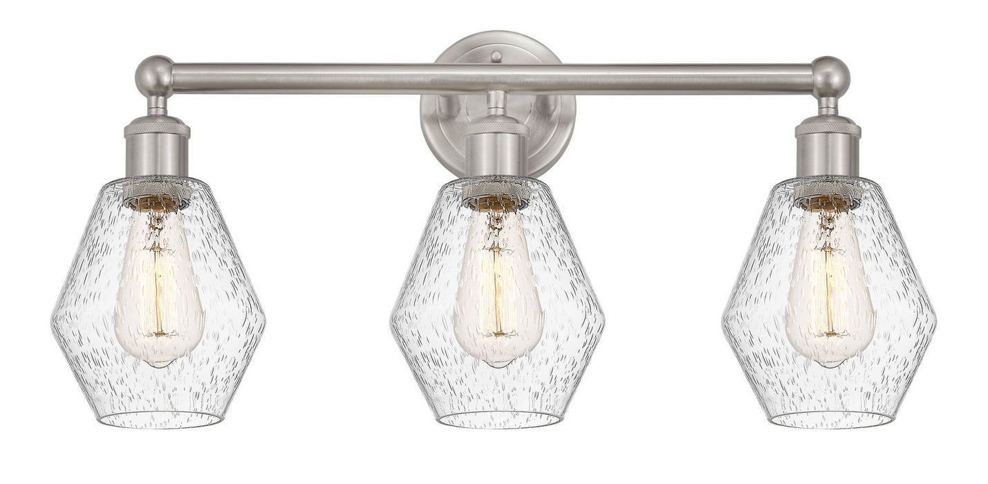Innovations 616-3W-SN-G654-6 Three Light Bath Vanity, Brushed Satin Nickel