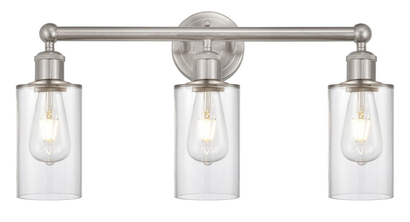 Innovations 616-3W-SN-G802 Three Light Bath Vanity, Brushed Satin Nickel