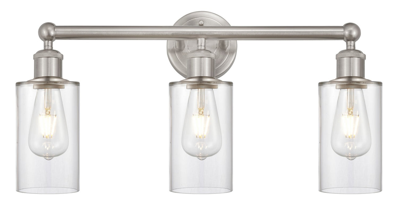 Innovations 616-3W-SN-G802 Three Light Bath Vanity, Brushed Satin Nickel