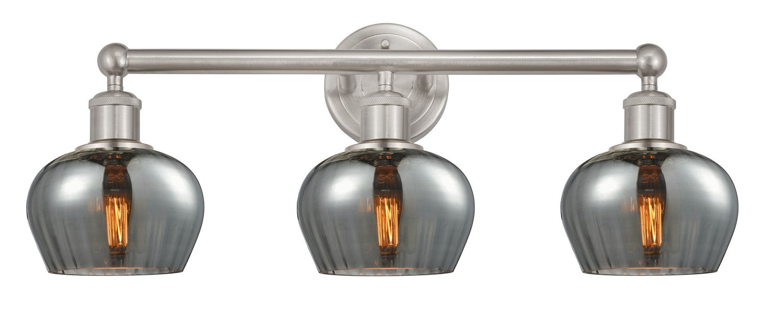 Innovations 616-3W-SN-G93 Three Light Bath Vanity, Brushed Satin Nickel