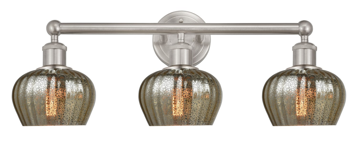 Innovations 616-3W-SN-G96 Three Light Bath Vanity, Brushed Satin Nickel