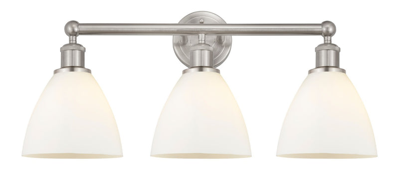 Innovations 616-3W-SN-GBD-751 Three Light Bath Vanity, Brushed Satin Nickel