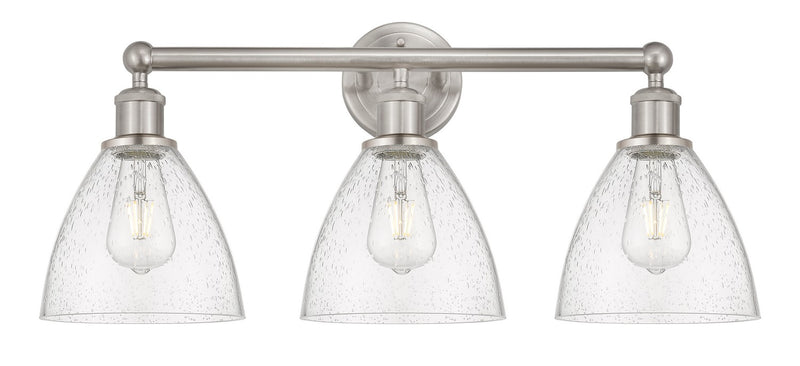 Innovations 616-3W-SN-GBD-754 Three Light Bath Vanity, Brushed Satin Nickel