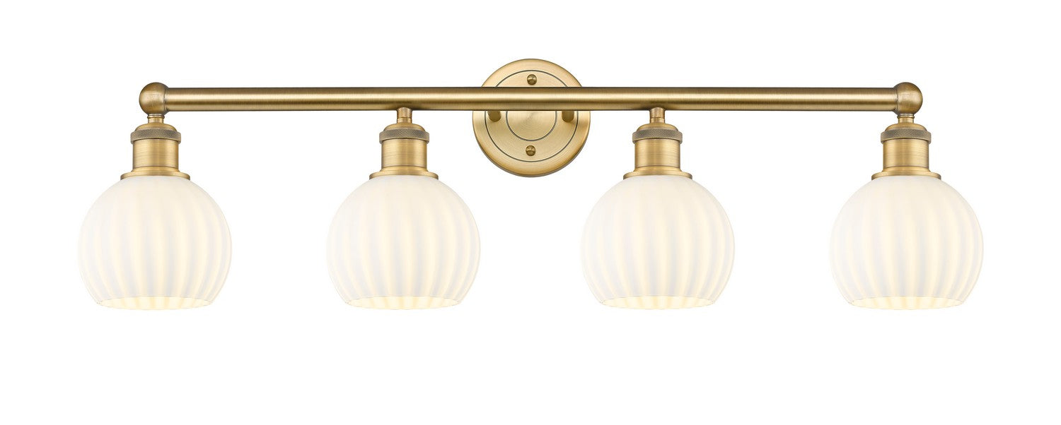 Innovations 616-4W-BB-G1217-6WV LED Bath Vanity, Brushed Brass