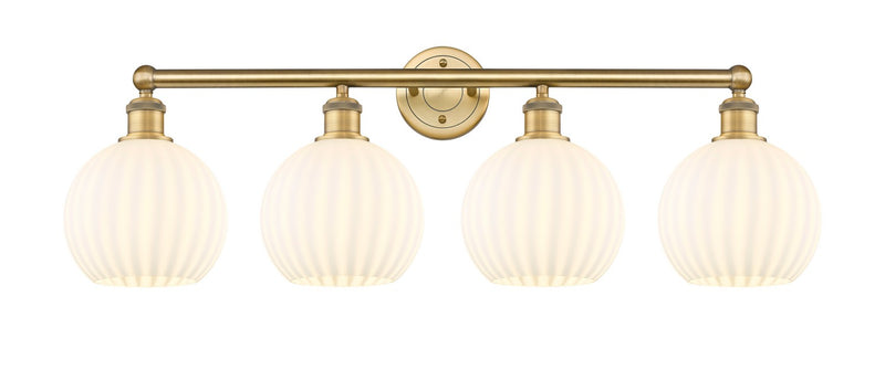 Innovations 616-4W-BB-G1217-8WV LED Bath Vanity, Brushed Brass