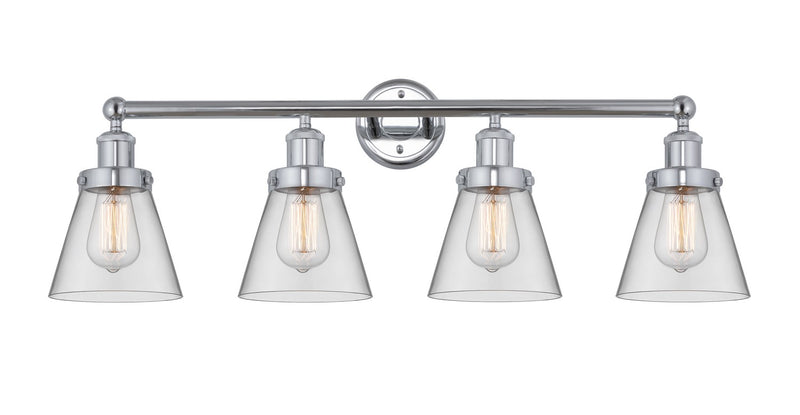 Innovations 616-4W-PC-G62 Four Light Bath Vanity, Polished Chrome
