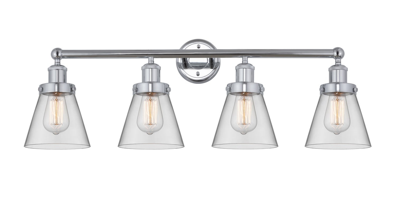 Innovations 616-4W-PC-G62 Four Light Bath Vanity, Polished Chrome