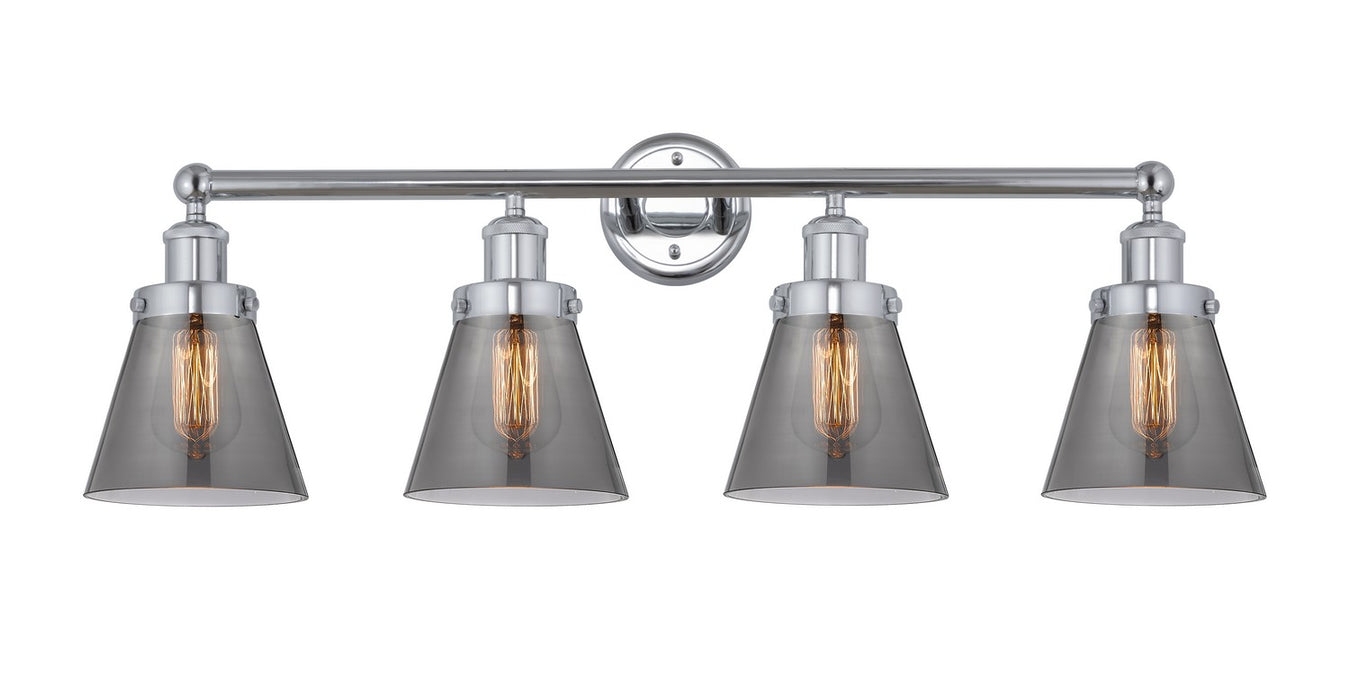Innovations 616-4W-PC-G63 Four Light Bath Vanity, Polished Chrome