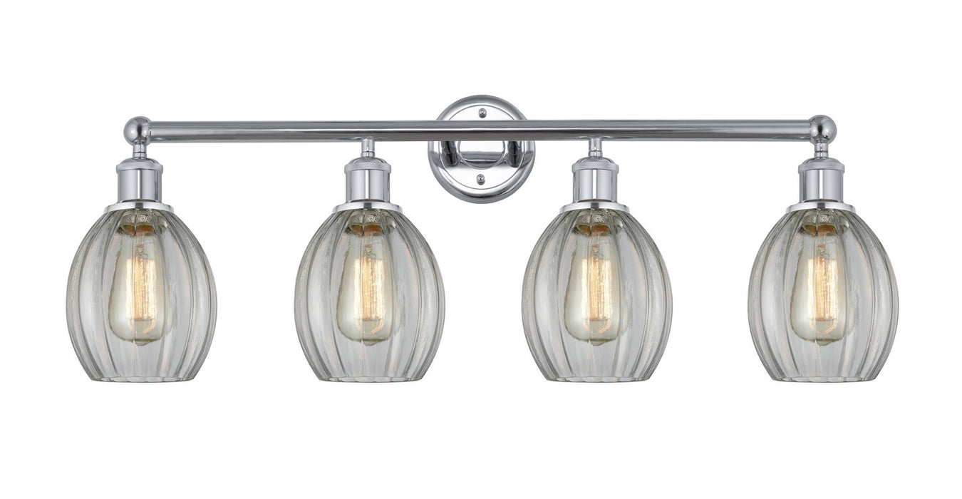 Innovations 616-4W-PC-G82 Four Light Bath Vanity, Polished Chrome