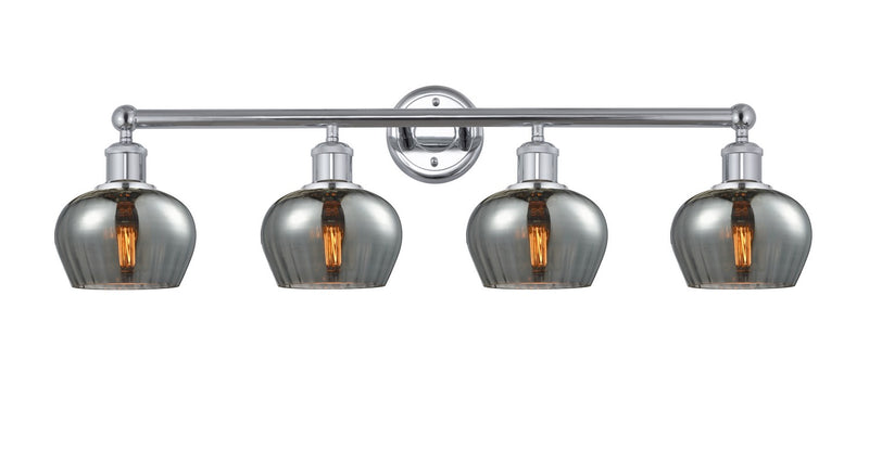 Innovations 616-4W-PC-G93 Four Light Bath Vanity, Polished Chrome