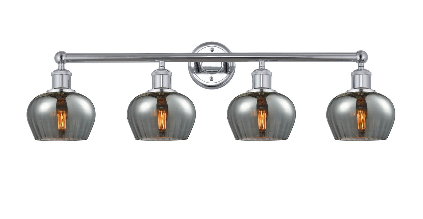 Innovations 616-4W-PC-G93 Four Light Bath Vanity, Polished Chrome