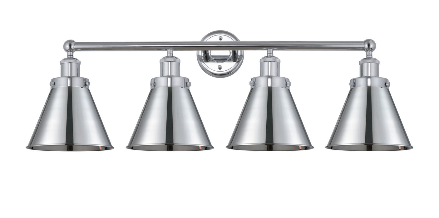 Innovations 616-4W-PC-M13-PC Four Light Bath Vanity, Polished Chrome