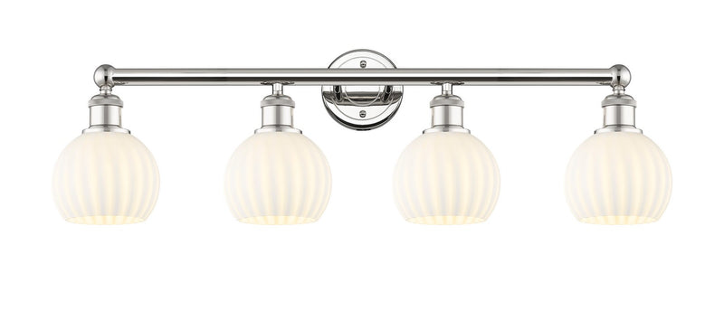 Innovations 616-4W-PN-G1217-6WV LED Bath Vanity, Polished Nickel
