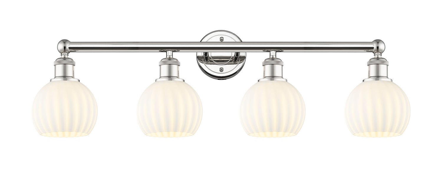 Innovations 616-4W-PN-G1217-6WV LED Bath Vanity, Polished Nickel