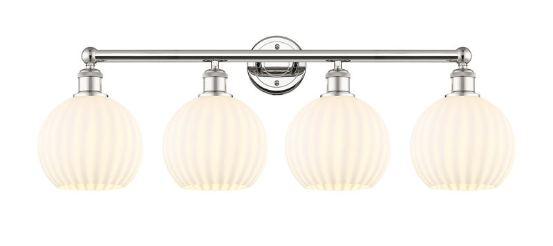 Innovations 616-4W-PN-G1217-8WV LED Bath Vanity, Polished Nickel