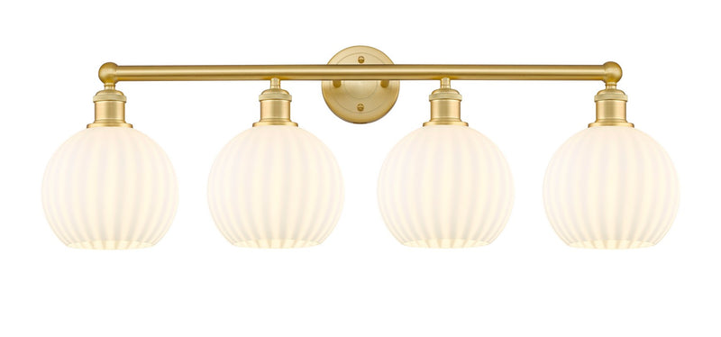 Innovations 616-4W-SG-G1217-8WV LED Bath Vanity, Satin Gold